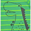 Zöld dinoszaurusz mintás felső (80)