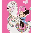 Minnie és láma mintás meleg leggings (74-116)