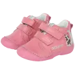DDSTEP átmeneti lány cipő cica mintával rózsaszín vízlepergetős bőrből.