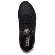 Skechers UNO fekete női utcai cipő, sneaker.