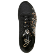 Skechers fekete arany szív mintás utcai női cipő, sneaker.