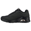 Skechers UNO fekete bélelt női cipő Lovewall mintával.