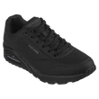 SKECHERS UNO fekete férfi cipő légtalppal.