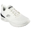 Skechers fehér fekete női kényelmes fűzős cipő.