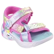 Skechers világító nyári szandál unikornis mintával.