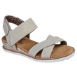 Skechers ék talpő női divatos szandál világos színben.
