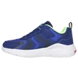 Skechers tépőzáras kék és neonzöld világító cipő.