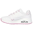 Skechers szív mintás női sneaker, twin hearts.