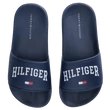 Tommy Hilfiger sötétkék papucs.