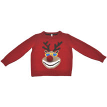 Kötött rénszarvasos pulóver (98)