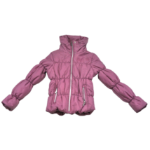 Rózsaszín steppelt kabát (152)