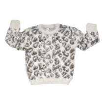 Leopárdmintás pulóver (98)