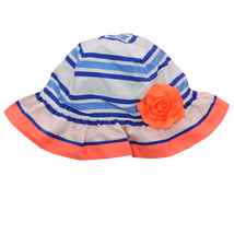 Virág mintás nyári  gyerek kalap.