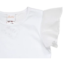 Alkalmi fodros ujjú gyerek blúz.