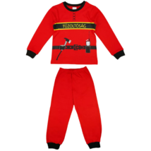 tűzoltó-egyenruha-mintás-gyerek-pizsama-fiúknak-122-128-méret