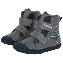 DDSTEP-vadászrepülő-mintás-szürke-bélelt-gyerekcipő-fiúknak