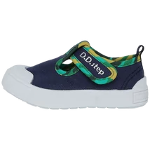 DDSTEP-nyitott-vászoncipő-sötétkék-terep-mintával-fiú