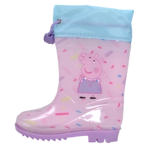 Peppa malac mintás rózsaszín lány gumicsizma.