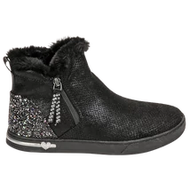 Skechers-cozy-shine-fekete-bélelt-bokacsizma-lányoknak