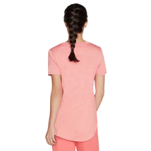 Skechers-női-póló-korall-színben-diamond-blisfull-tunic