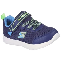 Skechers MINI TRÉNER sötétkék fiú cipő.