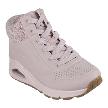 Skechers rózsaszín bélelt lány bakancs.