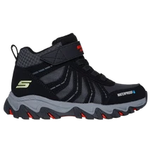 Skechers fekete vízálló bélelt gyerekcipő.
