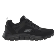 Skechers track broader fekete fűzős férfi cipő.