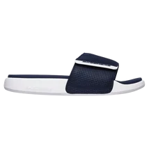SKECHERS GAMBIX férfi papucs sötétkék és fehér színben.