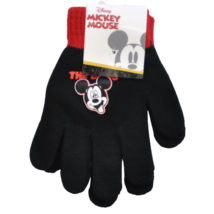 Mickey-kötött-gyerek-kesztyű-fiúknak-fekete-színben-5-ujjas-disney-mesefigura