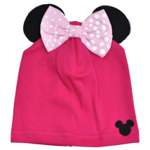 Minnie-gyerek-sapka-átmeneti-pamut-sapka-lány-pink