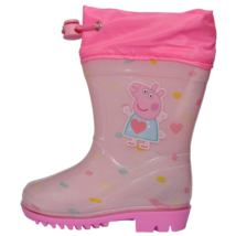 Peppa malac-gyerek-gumicsizma-rózsaszín-esőbehúzóval-lány
