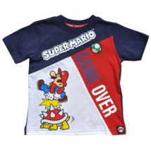 Super-Mario-gyerek-póló-rövid-ujjal-fiú