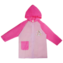 Unikornis-mintás-kapucnis-esőkabát-lány-rózsaszín