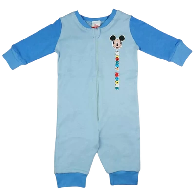 gyerek-pizsama-overál-mickey-egér-mintáva-fiúknak-kék-86-116-méret