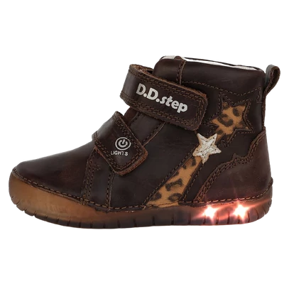 DDSTEP-barna-leopárd-mintás-világító-cipő-magas-szárral-lányonak