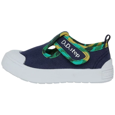 DDSTEP-nyitott-vászoncipő-sötétkék-terep-mintával-fiú