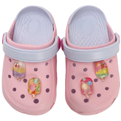 DDSTEP jégkrémes rózsaszín lány papucs.