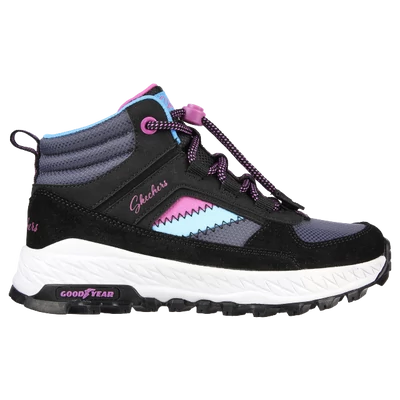 Skechers-Let's-Explore-vízlepergető-lány-cipő-fekete-színben-magas-szárral-31-36-méret
