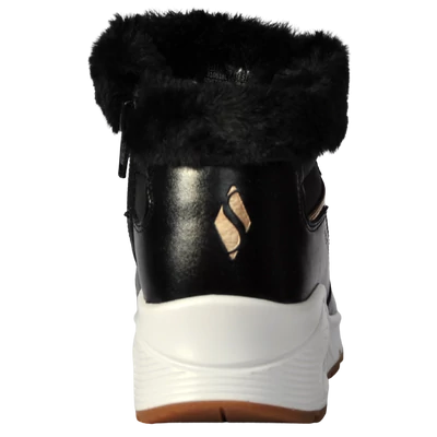 skechers-téli-bélelt-lány-cipő-fekete-arany-bakancs