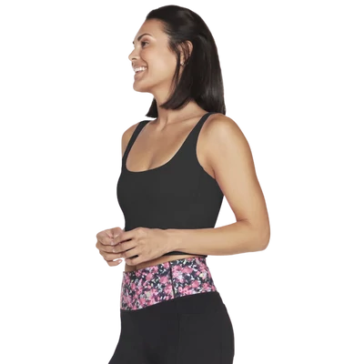 Skechers-fekete-sportmelltartó.go-flex-divatos-haspóló