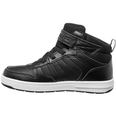 Skechers fekete fiú sneaker fépőzárral.