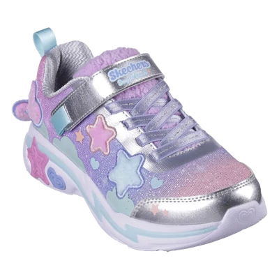 Skechers rózsaszín-lila gyerek sportcipő.
