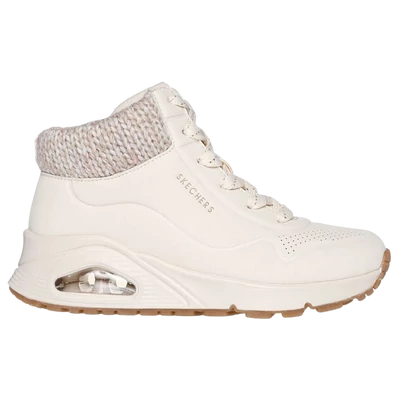 Skechers UNO DARLING DAZE krémszínű bélelt gyerekcipő.