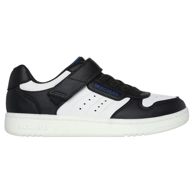 Skechers QUICK STREET fekete fehér fiú sneaker.