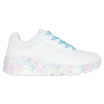 Skechers UNO LITE LOVELY LUV fehér gyerekcipő.