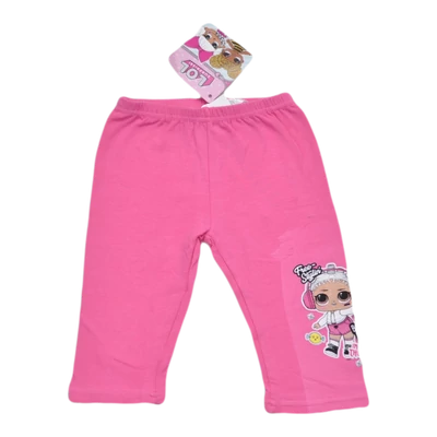 Rózsaszín L.O.L. 3/4-es leggings (104-122)