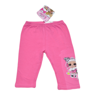 Rózsaszín L.O.L. 3/4-es leggings (104-122)