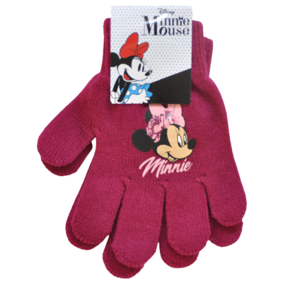 Minnie-mintás-kötött-gyerek-kesztyű-lányoknak-lila-színben-Disney