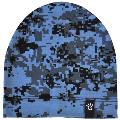 Átmeneti-pamut-fiú-sapka-pixel-mintával-minecraft-kék-fekete-színben